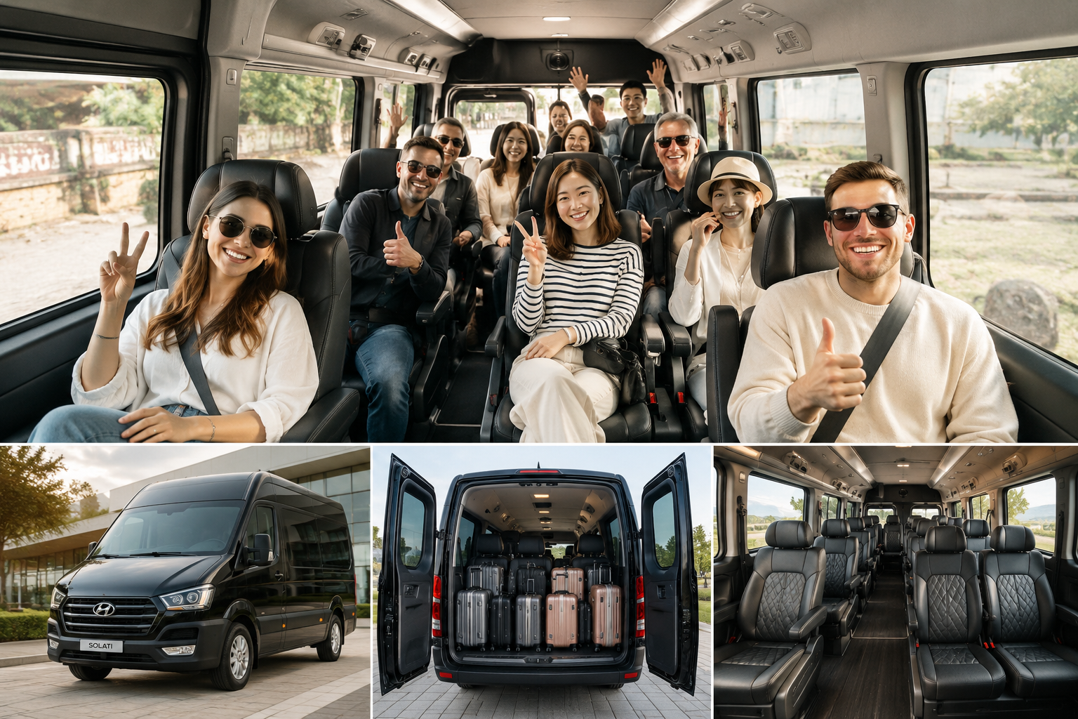 Hyundai Solati interior, seats and luggage space