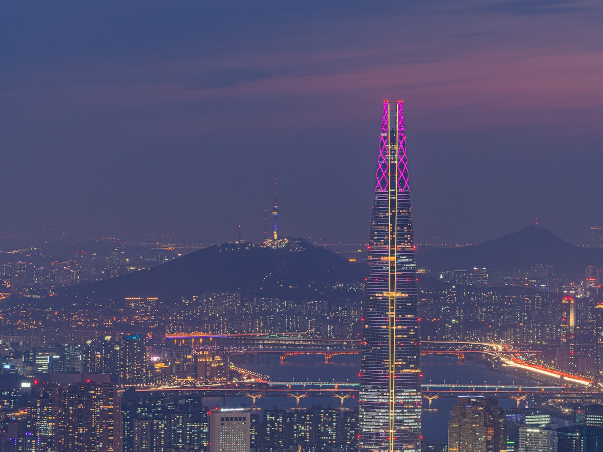 Lotte World Tower skyline